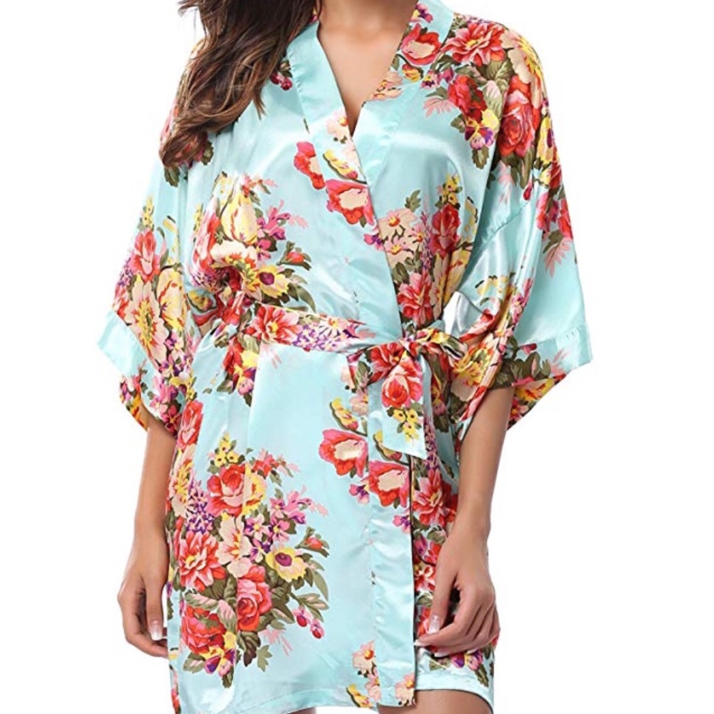 Floral Bridesmaid Robe